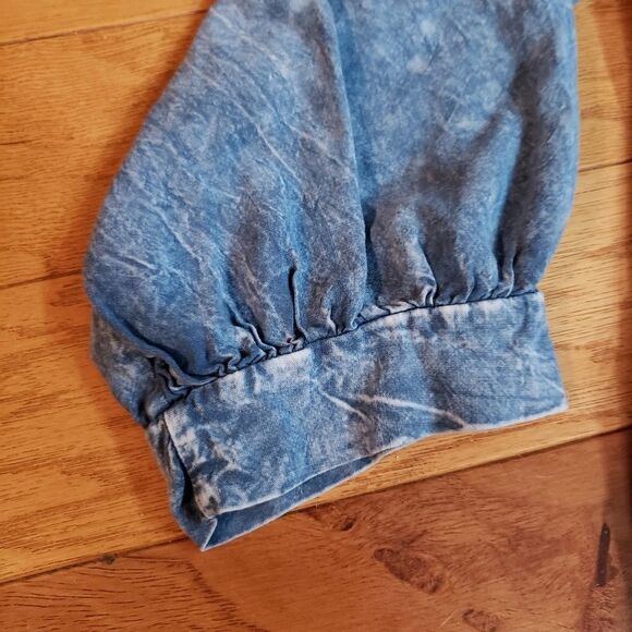 🔹️J & M Clothing Blue 3/4 Sleeve Dress Medium - Picture 5 of 7